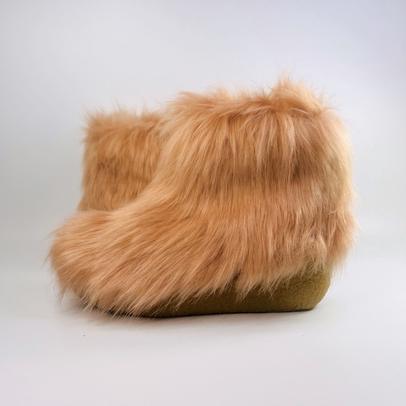 Jeffrey Campbell Platform Derby Pink Faux Fur Bootie - Picture 10 of 14